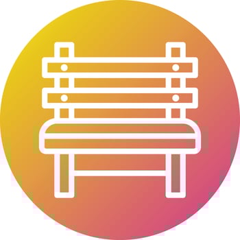Bench Vector Icon Design Illustration