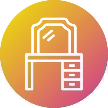 Dressing table Vector Icon Design Illustration