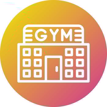 Gym Vector Icon Design Illustration