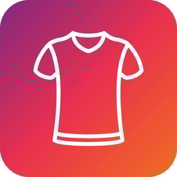 T shirt Vector Icon Design Illustration