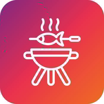 Bbq Vector Icon Design Illustration