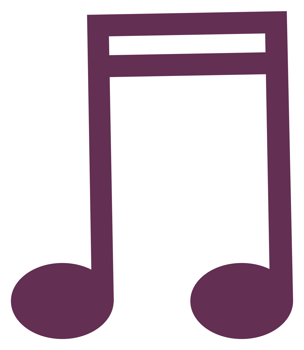 Color sticker of groove psychedelic music note element. Retro design icons. Doodle style graphic. Vintage trippy cartoon 60 70 80 90 trend PNG illustration