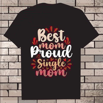 Mother's day Shirt, black vector