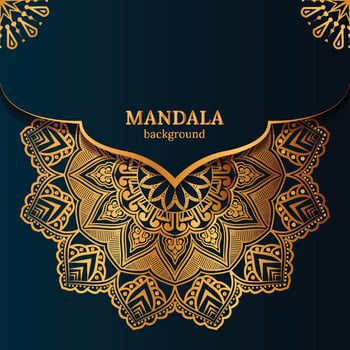 Luxury mandala background with golden arabesque pattern arabic islamic east style.decorative mandala for print, poster, cover, brochure, flyer, banner vector