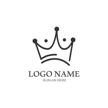 Crown Logo Template vector icon