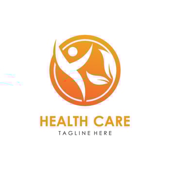 Human character logo sign vector