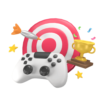 Game competition 3D illustration png