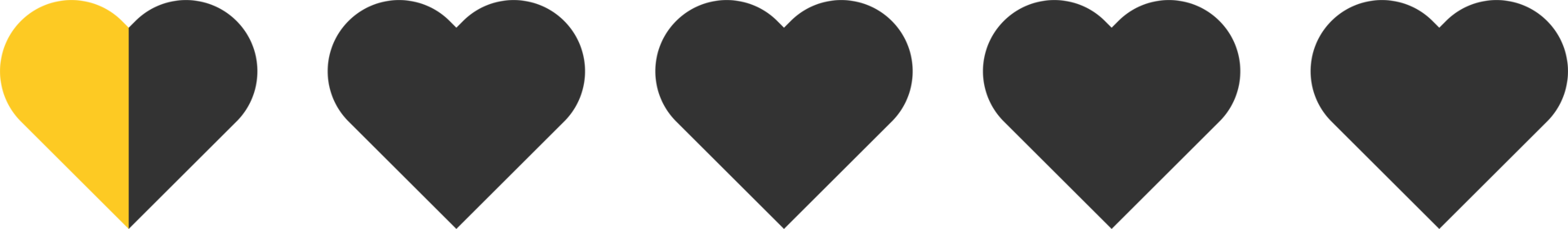 Heart rating review icon png