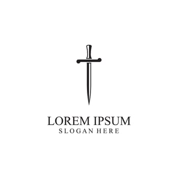 sword logo design. vector