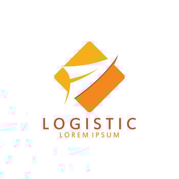 Logistic logo for Business and Company. Vector template design for delivery service.