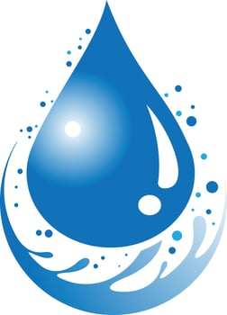 water drop logo vector