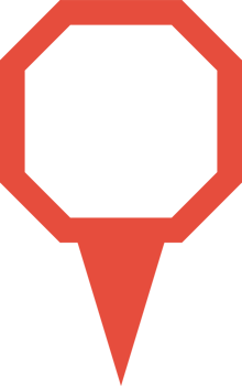 Location pointer pin icon png