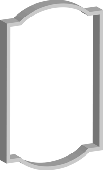 3D vintage frame png