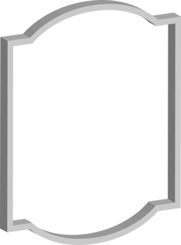 3D vintage frame png