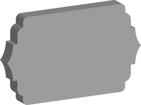 3D vintage frame png