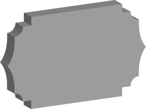 3D vintage frame png