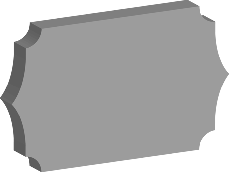 3D vintage frame png