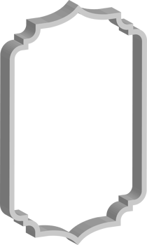 3D vintage frame png