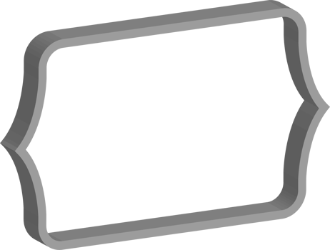 3D vintage frame png