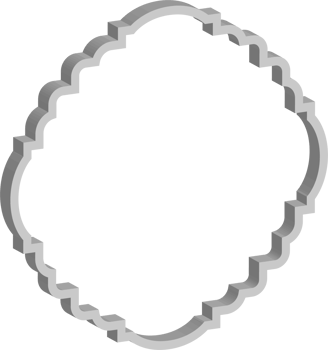 3D vintage frame png