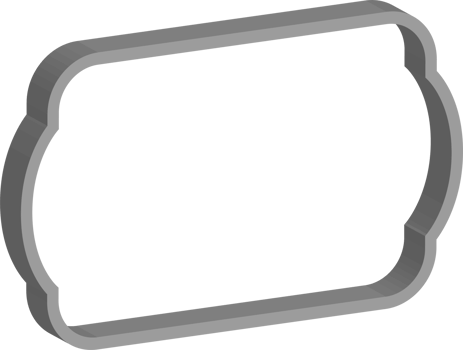 3D vintage frame png