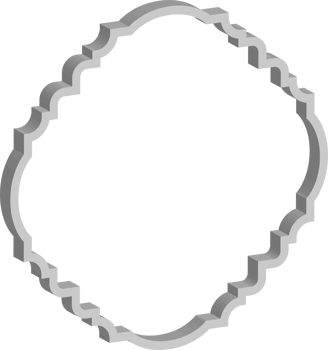 3D vintage frame png