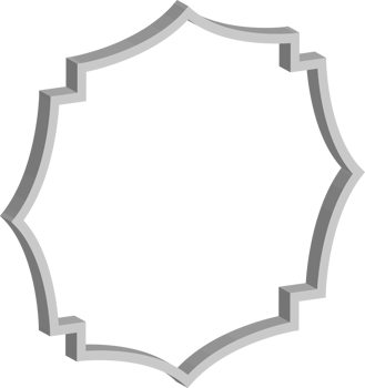 3D vintage frame png