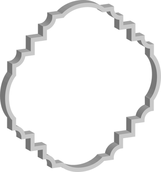 3D vintage frame png