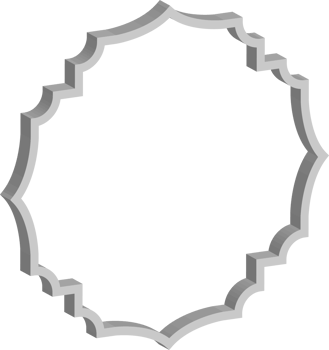 3D vintage frame png