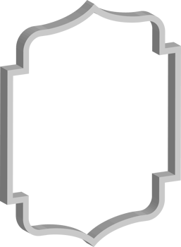 3D vintage frame png