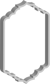 3D vintage frame png