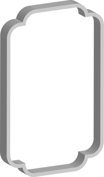 3D vintage frame png
