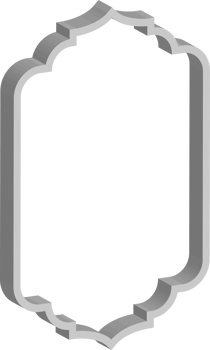 3D vintage frame png