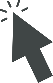 Pointer click sign and symbol png