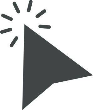 Pointer click sign and symbol png