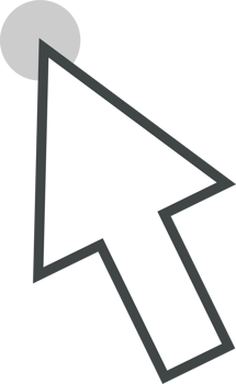 Pointer click sign and symbol png