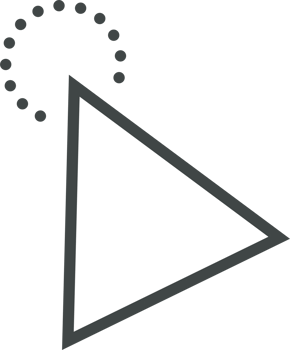 Pointer click sign and symbol png
