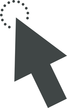 Pointer click sign and symbol png