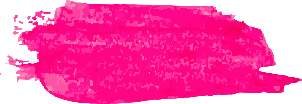 Pink paint brush. Ink stroke brush. png
