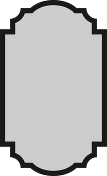 Vintage frame banner clip art png