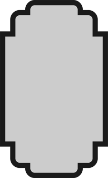 Vintage frame banner clip art png