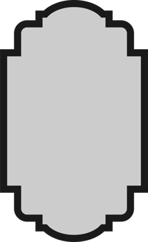 Vintage frame banner clip art png