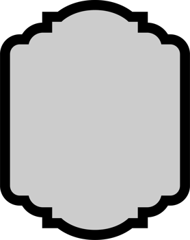 Vintage frame banner clip art png
