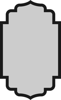 Vintage frame banner clip art png