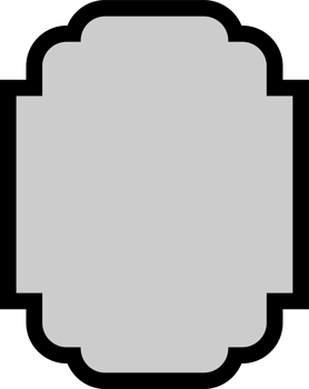 Vintage frame banner clip art png