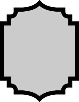 Vintage frame banner clip art png