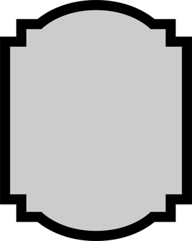 Vintage frame banner clip art png