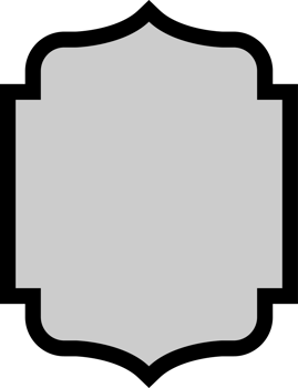 Vintage frame banner clip art png