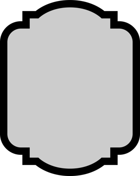 Vintage frame banner clip art png