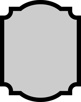 Vintage frame banner clip art png